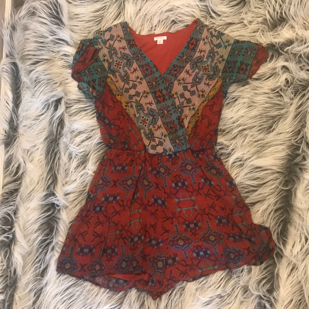 Multi-colored Romper